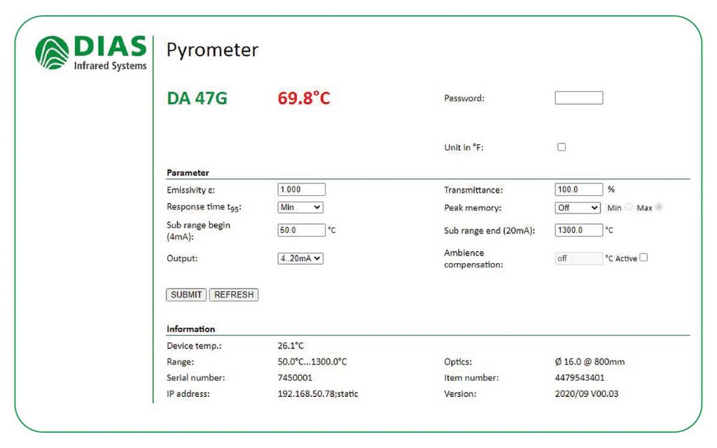 DA47G, BӾW(wng)j(lu)Ĳͼty(c)؃x , 50-2500°C